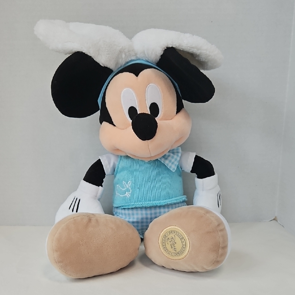 Disney Mickey Mouse Easter Bunny Plushie 15"